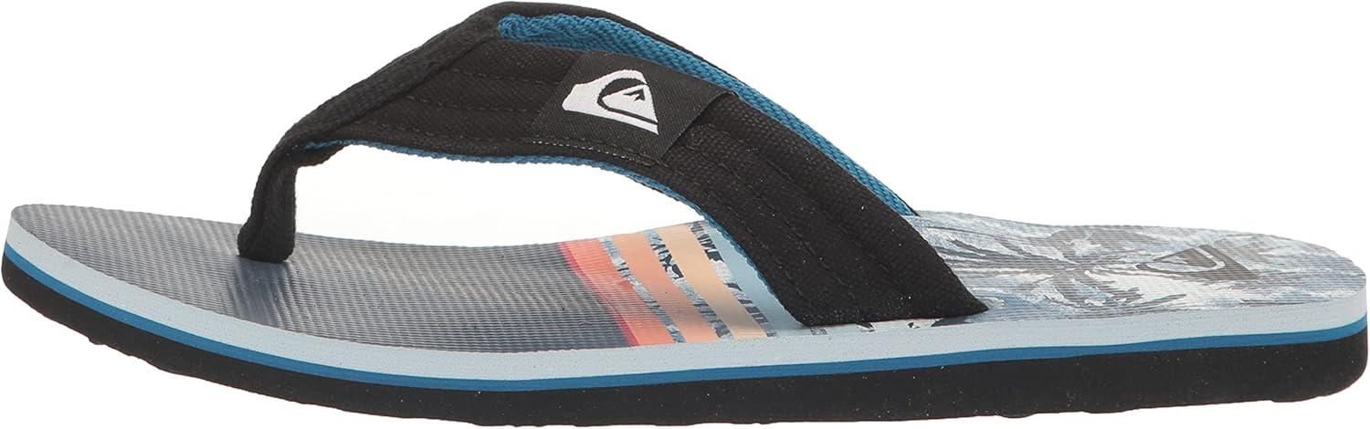 image:imageQuiksilver boys Molokai Layback Youth Flip Flop SandalsBlackBlueBlack