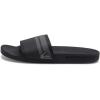 Quiksilver Men’s Rivi Slide Open Toe Sandals, Black Black White, 13