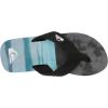 Quiksilver boys Molokai Layback Youth Flip Flop Sandals(Black 4)