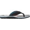 Quiksilver boys Molokai Layback Youth Flip Flop Sandals(Black/Blue/Black)