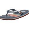 Quiksilver Boy’s Molokai Art Youth Flip Flop Sandal(Blue/Blue/Orange)
