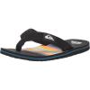 Quiksilver boys Molokai Layback Youth Flip Flop Sandals(Black 3)