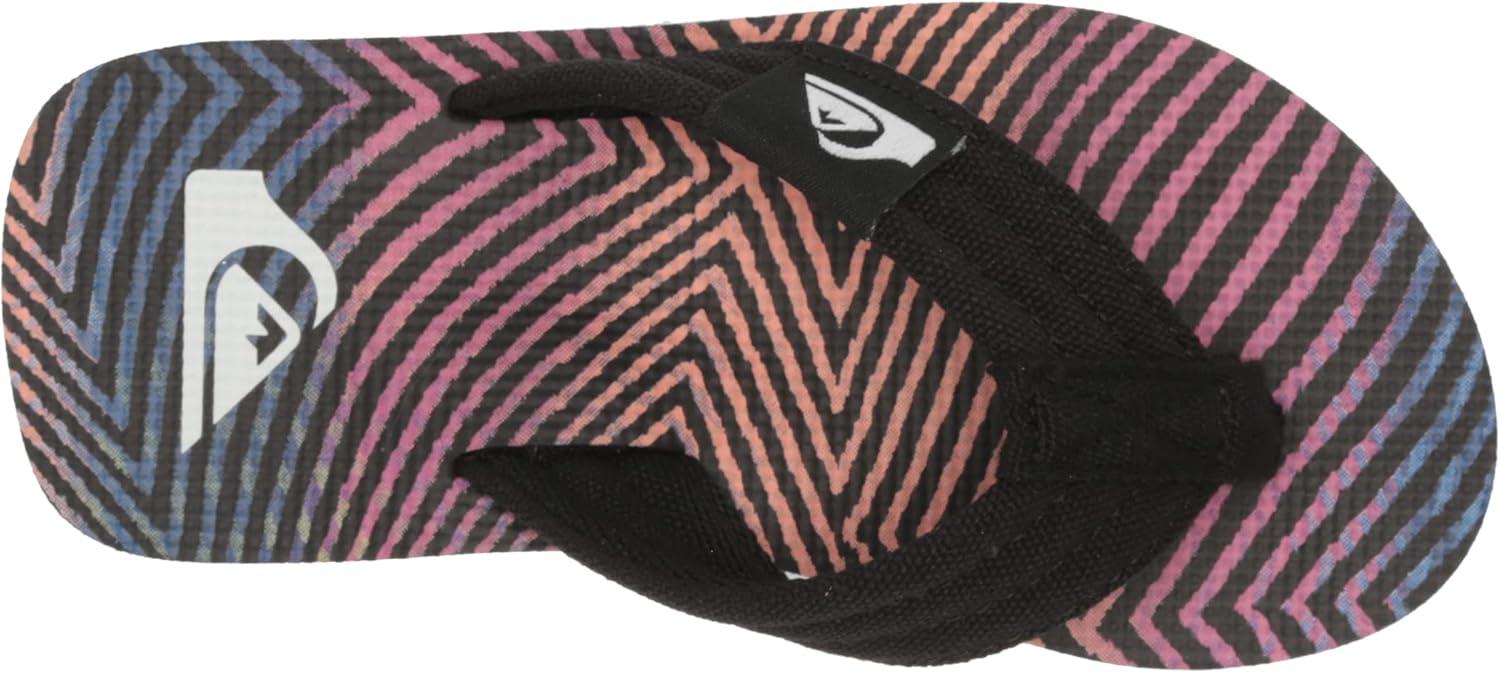 image:imageQuiksilver boys Unisexchild Molokai Layback II Youth SandalBlackOrangeGrey