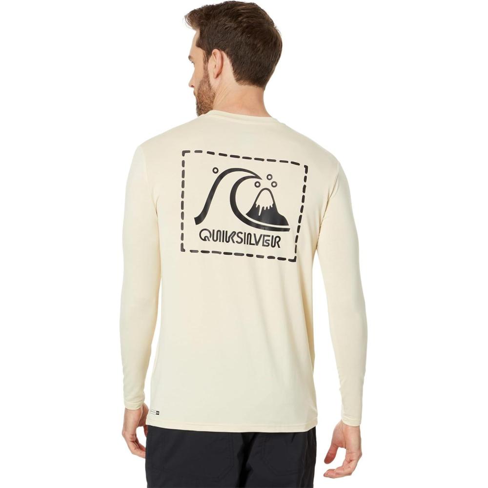 image:imageQuiksilver Mens DNA Logo Surf Tee Long Sleeve Surf TeeOyster White