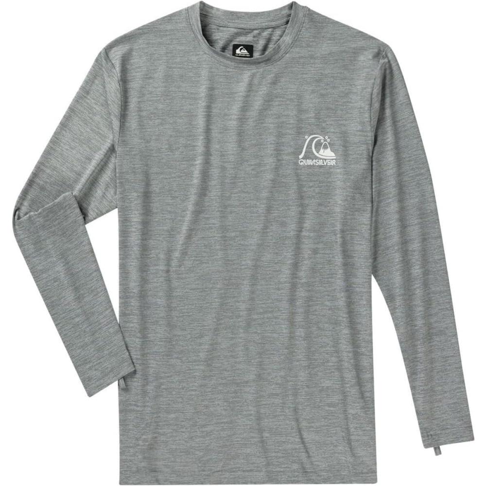 image:imageQuiksilver Mens DNA Logo Surf Tee Long Sleeve Surf TeeShhsmoked Gray Heather