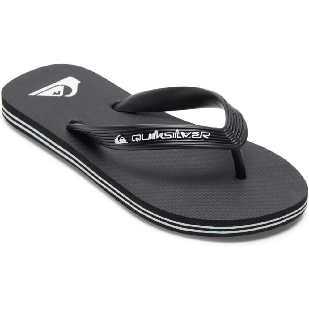 image:imageQuiksilver UnisexChild Molokai Panel Youth 3 Point SandalCharcoal