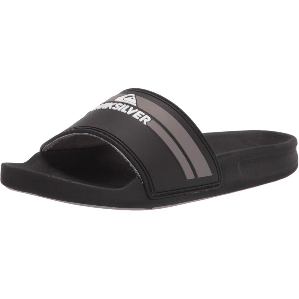 image:imageQuiksilver boys StrapBlackGreyBlack Rivi Slide Youth