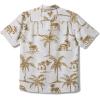 Quiksilver – Mens Off The Grid Short Sleeve Woven Shirt(Bone White)