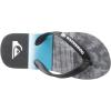 Quiksilver Boy’s Molokai Slab Youth Sandal(Black/Blue/Grey)