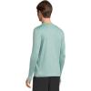Quiksilver Men’s DNA Logo Surf Tee Long Sleeve Surf Tee(Jade Heather)