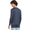 Quiksilver Men’s DNA Logo Surf Tee Long Sleeve Surf Tee(Navy Heather)