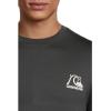 Quiksilver Men’s DNA Logo Surf Tee Long Sleeve Surf Tee(Phantom Heather)