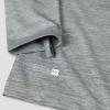Quiksilver Men’s DNA Logo Surf Tee Long Sleeve Surf Tee(Smoke Grey Heather)