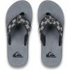 Quiksilver Men’s Monkey Abyss Sandals, gray, 7 US