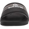 Quiksilver boys Strap(Black/Grey/Black Rivi Slide Youth)