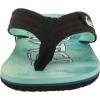 Quiksilver boys Unisex-child Molokai Layback II Youth Sandal(Green/Blue/Yellow)