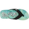 Quiksilver boys Unisex-child Molokai Layback II Youth Sandal(Green/Blue/Yellow)