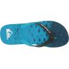 Quiksilver mens Quiksilver Men’s Oahuey 3 Point Flip Flop Sandal(Blue 1 234)