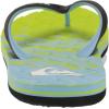 Quiksilver mens Quiksilver Men’s Oahuey 3 Point Flip Flop Sandal(Green 1)