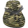 Quiksilver mens Quiksilver Men’s Oahuey 3 Point Flip Flop Sandal(Green 2 233)