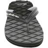 Quiksilver mens Quiksilver Men’s Oahuey 3 Point Flip Flop Sandal(Grey 1)