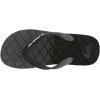 Quiksilver mens Quiksilver Men’s Oahuey 3 Point Flip Flop Sandal(Grey 1)