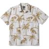 Quiksilver – Mens Off The Grid Short Sleeve Woven Shirt(Bone White)