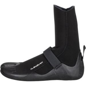 Quiksilver Mens 3mm Sessions Split Toe Surf Bootie(Black)