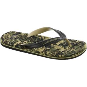 Quiksilver mens Quiksilver Men’s Oahuey 3 Point Flip Flop Sandal(Green 2 233)