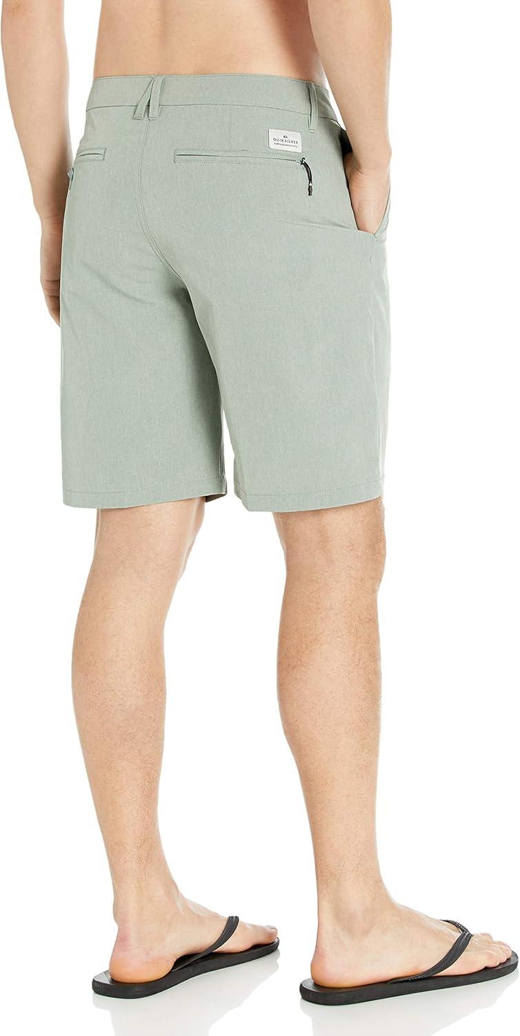 image:imageQuiksilver Mens Union Amphibian 20 Inch Water Friendly Hybrid Short 2844Chinois Green