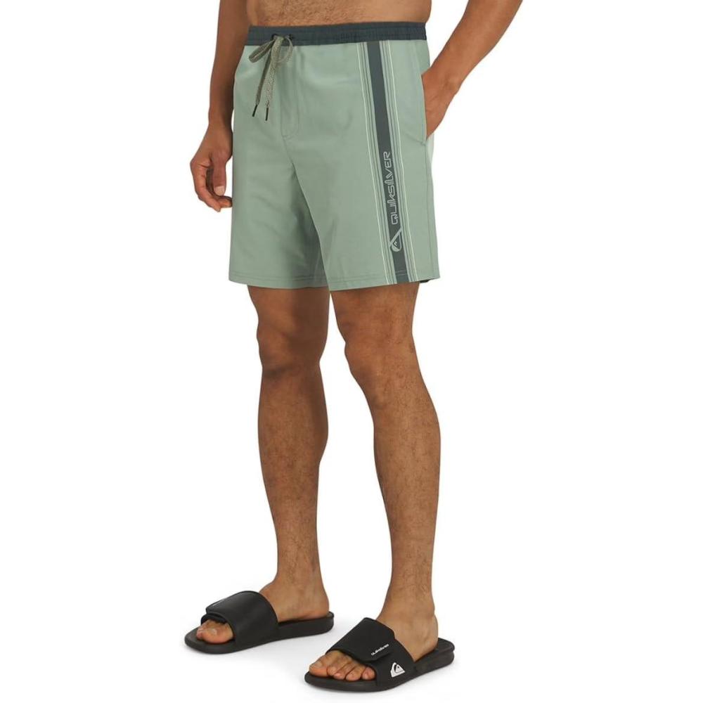 image:imageQuiksilver Mens Swimwear Regular Fit Stretchable Comfort Liner Swim Trunks SXXLGraphic Design Urban Chick