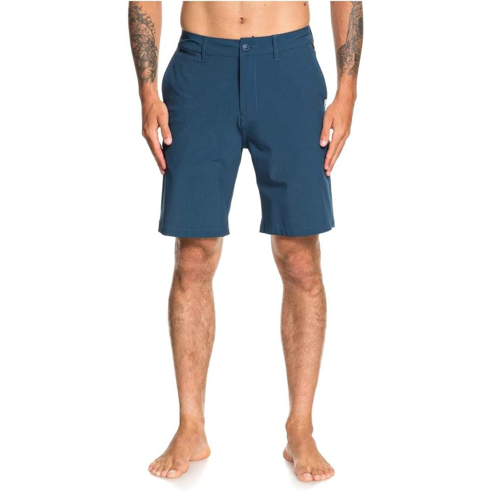 image:imageQuiksilver Mens Union Amphibian 20 Inch Water Friendly Hybrid Short 2844Majolica Blue
