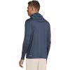 Quiksilver Mens DNA Logo Surf Long Sleeve Hooded Surf Tee(Navy Heather)