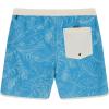 Quiksilver Men’s Swimwear Regular Fit Stretchable Comfort Liner Swim Trunks (S-XXL)(Floral Design – Airy Blue)
