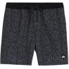 Quiksilver Men’s Swimwear Regular Fit Stretchable Comfort Liner Swim Trunks (S-XXL)(Graphic Design – Anthracite)