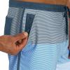 Quiksilver Men’s Swimwear Regular Fit Stretchable Comfort Liner Swim Trunks (S-XXL)(Graphic Design – Horizon Blue)