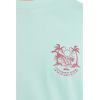 Quiksilver Men’s in The Wild Screen Tee(Blue Haze)
