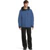 Quiksilver mens Mission Solid Snow Jacket(True Navy)