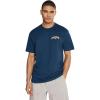 Quiksilver Men’s Diamond Arch Screen Tee(Dark Denim)