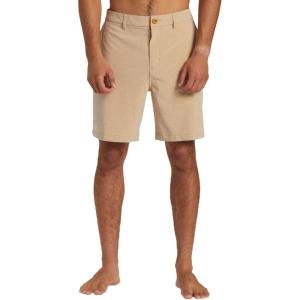 Quiksilver Men’s 20″ Union Heather Amphibian Shorts(Khaki)