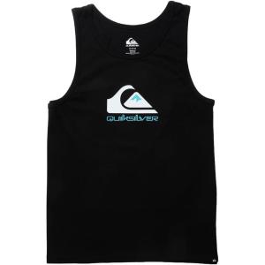 Quiksilver Men’s Comp Logo Tank Top Tee Shirt(Black)
