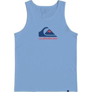 Quiksilver Men’s Comp Logo Tank Top Tee Shirt(Blue Bell)
