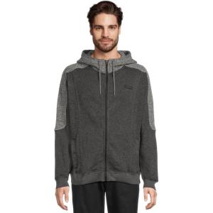 Quiksilver Men’s Keller Zip Hoodie(Black Heather)