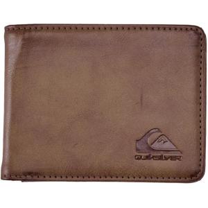 Quiksilver Men’s Slim Rays Bi-fold Wallet(chocolate brown)
