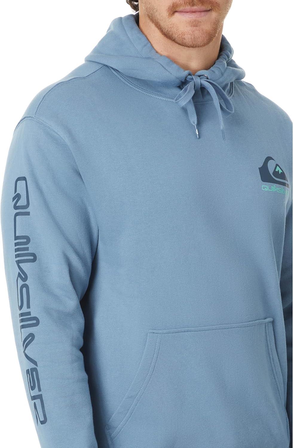 image:imageQuiksilver Mens Omni Logo Hoodie Pull Over Hooded FleeceCoronet Blue