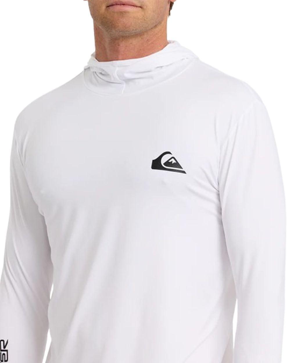 image:imageQuiksilver Mens Standard Everyday Hooded Surf TeeWhite