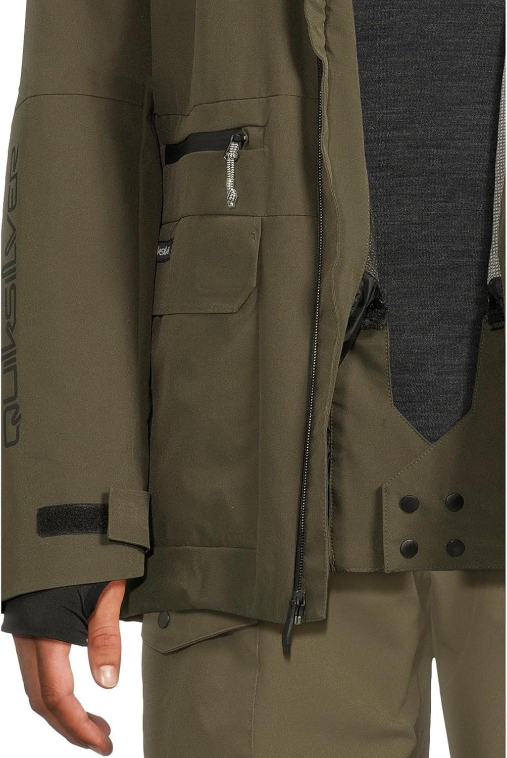 image:imageQuiksilver Mens Standard Quest Stretch 20K Snow JacketGrape Leaf