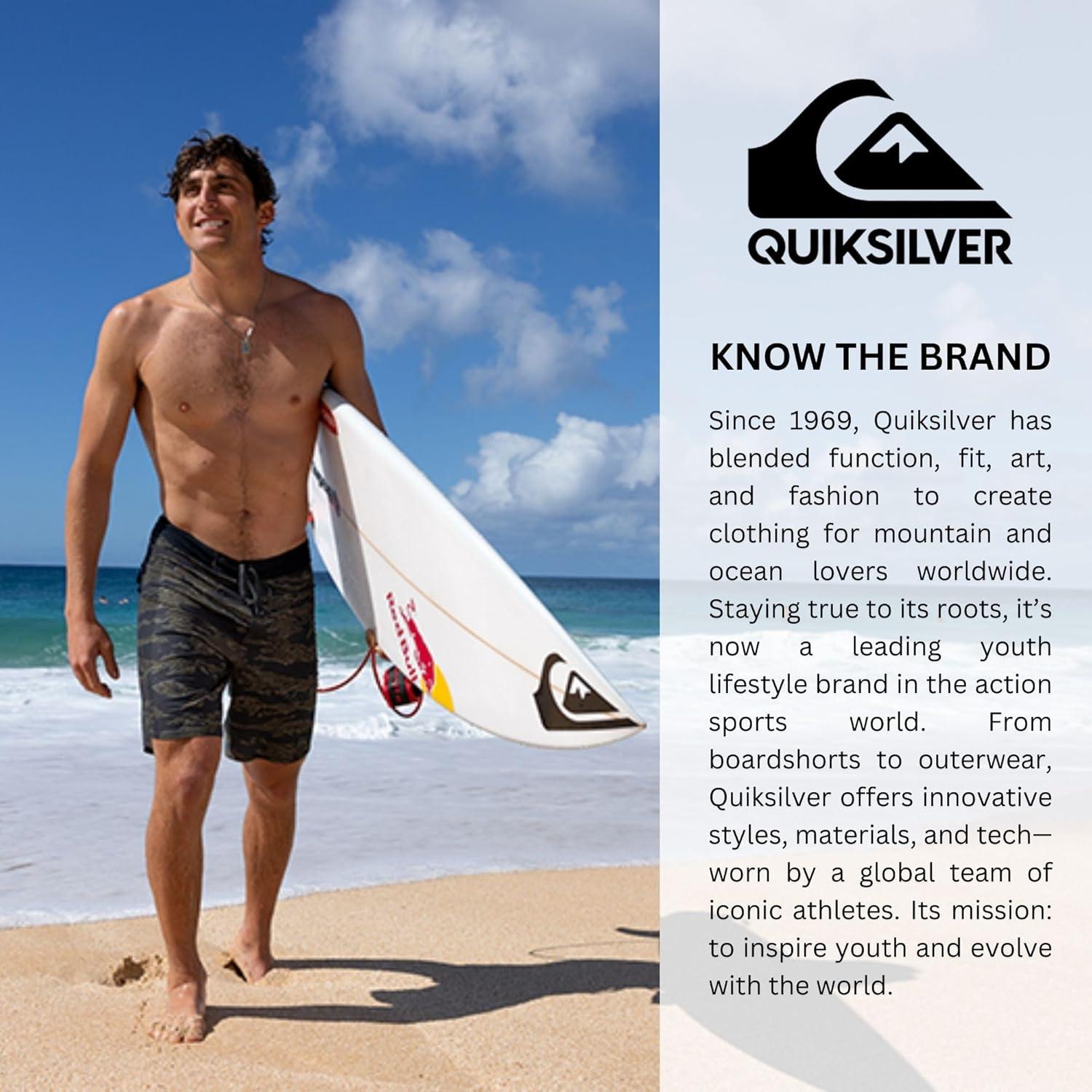 image:imageQuiksilver Swim Trunks for Men Big and Tall Quick Dry Swim Board Shorts 10Black