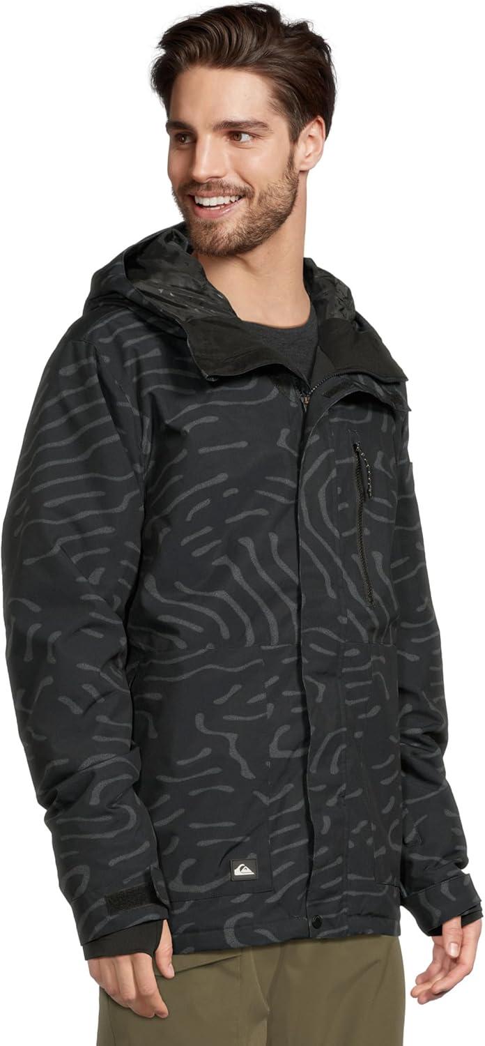 image:imageQuiksilver mens Mission Printed Snow JacketBlack