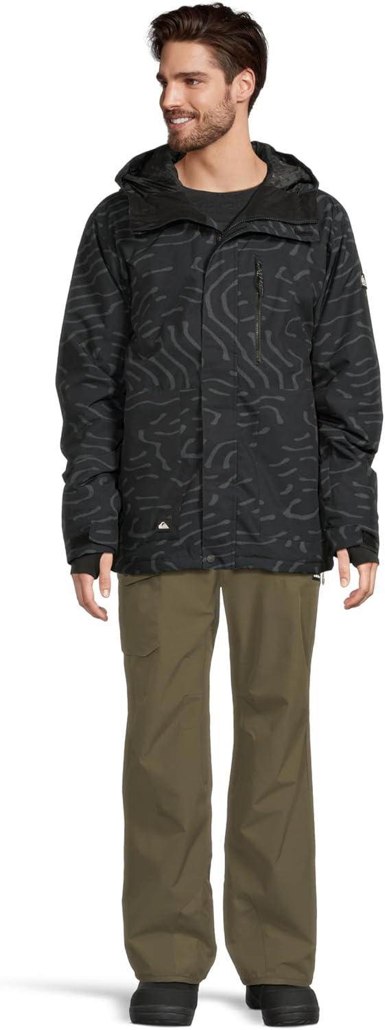 image:imageQuiksilver mens Mission Printed Snow JacketBlack